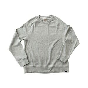 Faherty Legend Crew Sweater Men Size Medium Light Heather Grey Super Soft